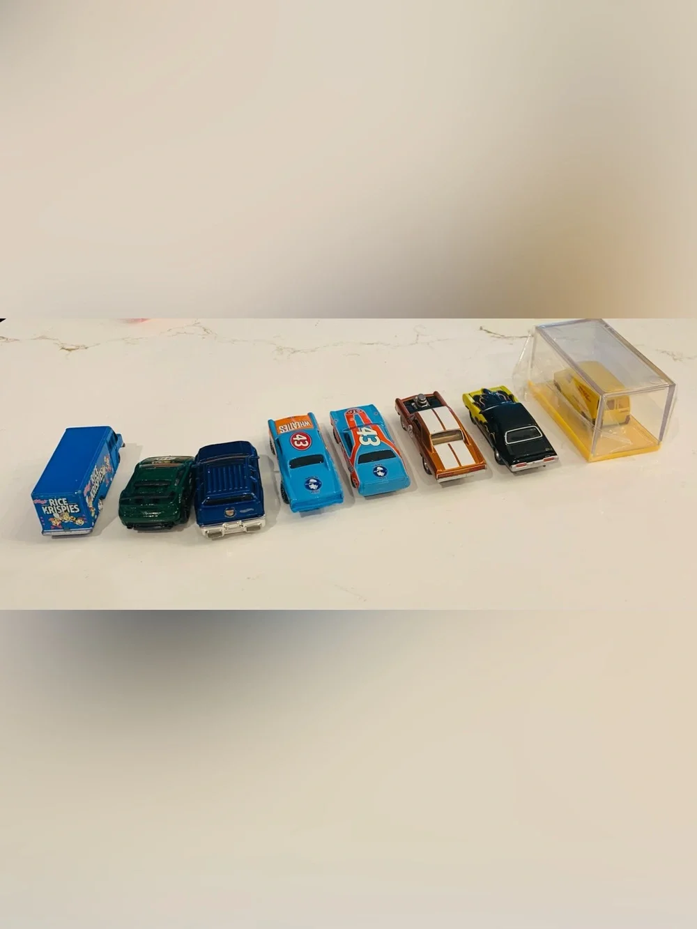 Vintage Hot Wheels Wheaties, Rice Krispies, DHL  Diecast Car Lot Of (8)